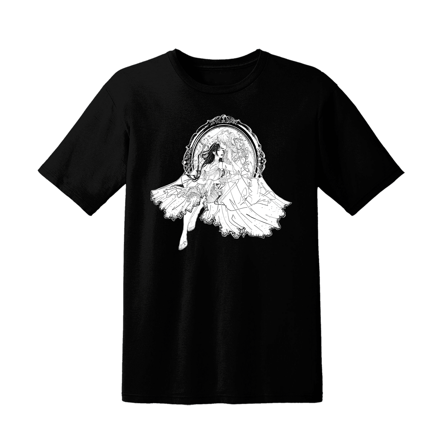 Honeymoon: Black Short Sleeved T-Shirt